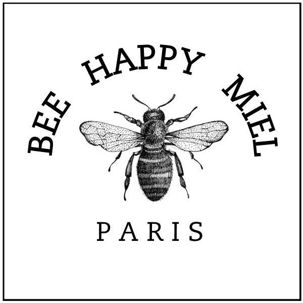 Bee happy miel logo