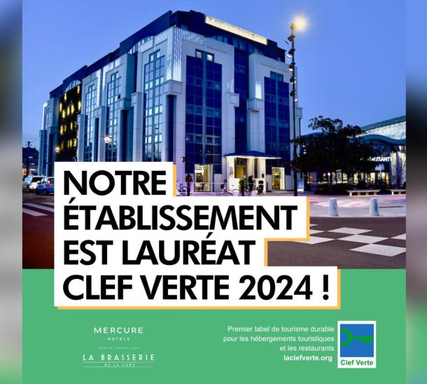 Label Clef Verte Hôtel Mercure Nantes
