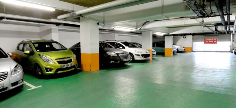 parking privé de l'hotel