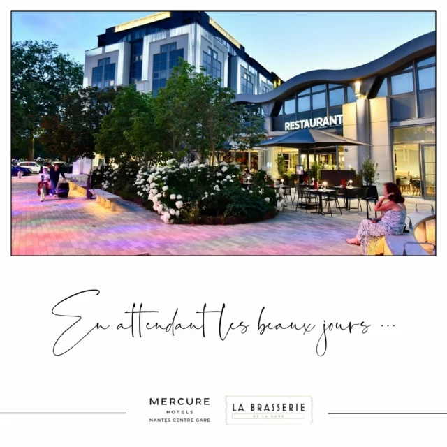 Un avant gout des beaux jours sur la terrasse du restaurant La Brasserie de votre hôtel Mercure Nantes centre Gare ... 🤩

https://www.hotel-mercure-nantes.com/
#hotelmercurenantes #hotel #mercure #nantes #brasserie