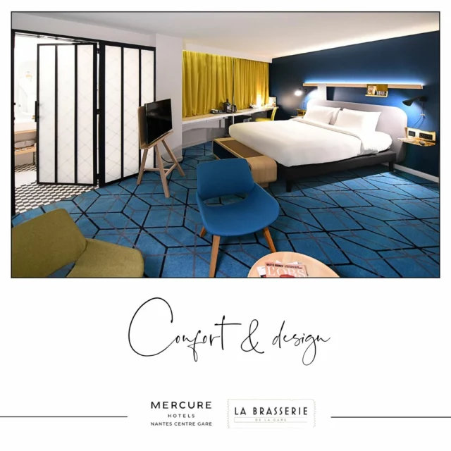 🛏️ Un cocon de confort au cœur de Nantes ✨

À l’Hôtel Mercure Nantes Centre Gare, chaque chambre a été pensée pour vous offrir calme, confort et sérénité, que vous soyez en voyage d’affaires ou en escapade citadine.

✔️ Literie haut de gamme pour un sommeil réparateur
✔️ Espace de travail fonctionnel et connecté
✔️ Salle de bain moderne, produits d’accueil premium
✔️ Chambres doubles, twins, privilège ou familiales : à chacun son style

Le tout à deux pas de la gare, du centre-ville, et des plus belles adresses nantaises 🏙️

Installez-vous, reposez-vous… et profitez d’un vrai moment de bien-être.

📍#MercureNantesCentreGare #ChambresConfortables #SéjourNantes #HotelMercure #ReposEtÉlégance #VoyageUrbain